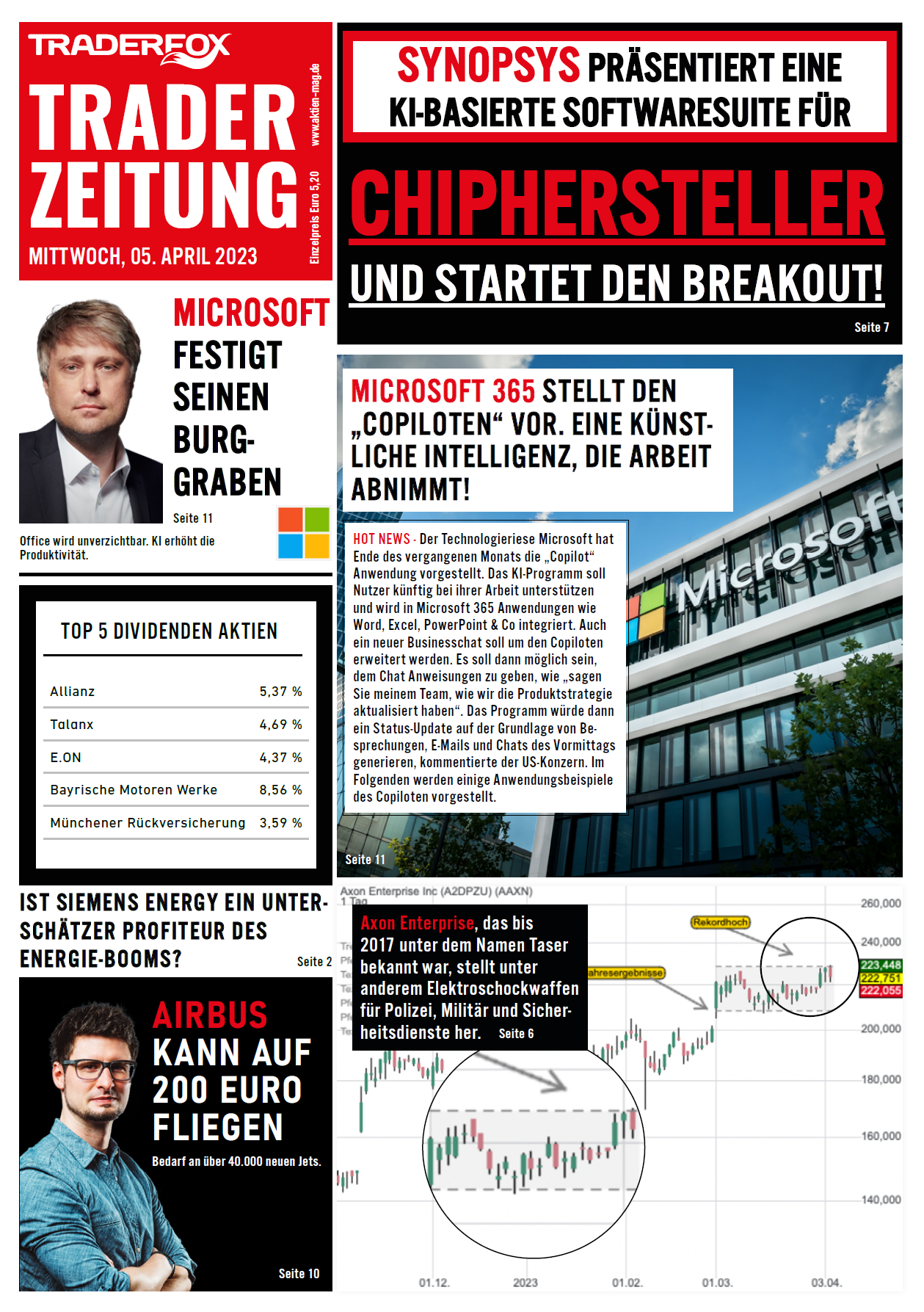 Trader-Zeitung #1 (Gratis Download der Erstausgabe): Eine Zeitung für Trader!