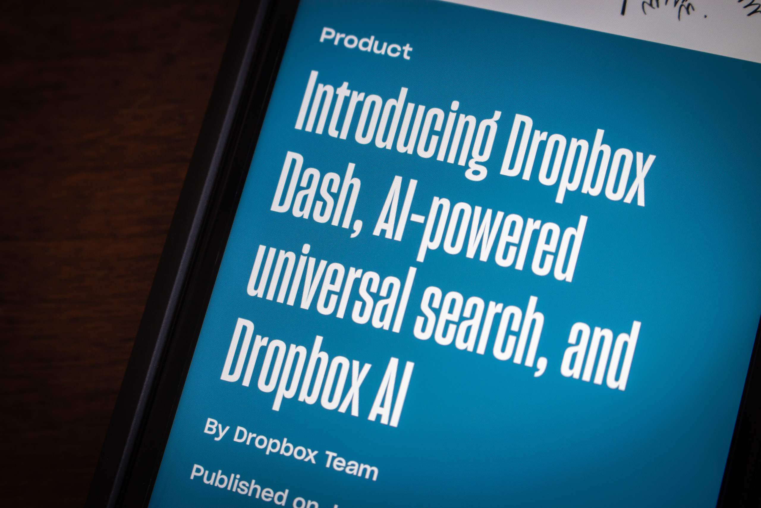 Dropbox überarbeitet seine Weboberfläche und veröffentlicht KI-gestützte Tools in Beta-Version