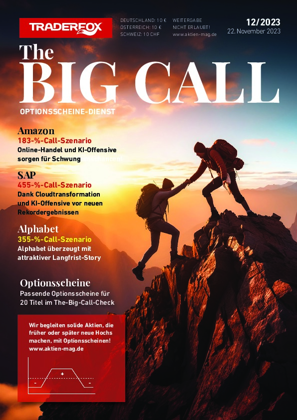 Aktuelle Ausgabe des Big Call Magazins